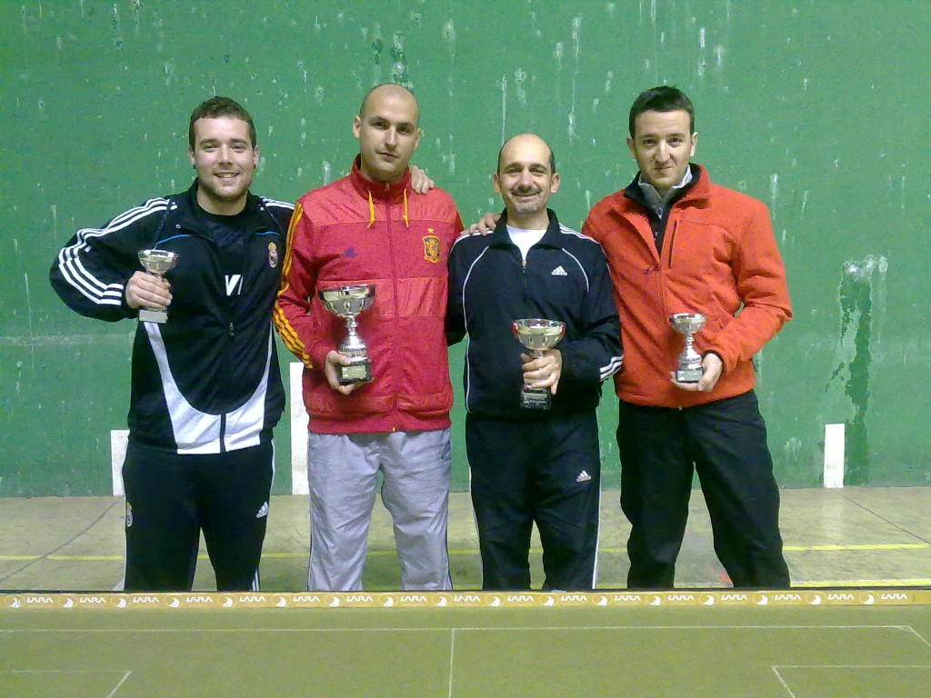 Jorge Callado, Dani Hurtado, Migue Fernández y J.L. Cebrián formaron el cuadro de honor